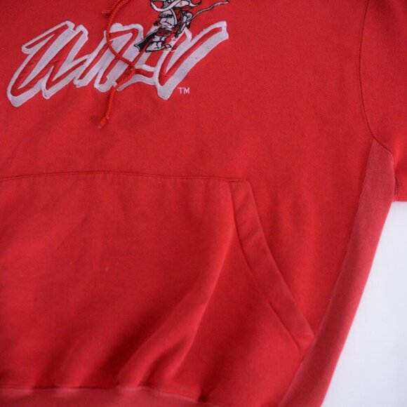 Vintage The Game Red UNLV Collegiate Hooded Pull Over Sweatshirt 2XL - Picture 5 of 9